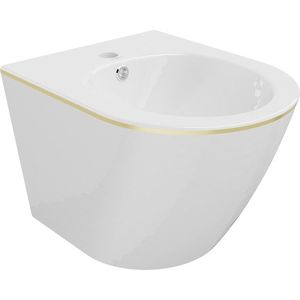 MEXEN - Lena bidet závesný, biela/zlatá linka 35224805 vyobraziť
