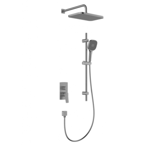KFA KFA - Malaga sprchový set, podtynkový s posuvným držiakom, PVD gun metal grey 4529-301-61 vyobraziť