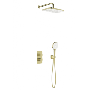 KFA KFA - Malaga sprchový set, termostatický, podtynkový, PVD brushed gold 5759-501-31 vyobraziť