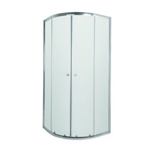 INVENA - Sprchovací kút štvrťkruh VITORIA, profil: chróm, sklo číre 80x80cm AK-49-185-O vyobraziť
