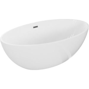 MEXEN/S - Nike voľne stojaca vaňa 175 x 100, biela, sifón a prepad grafit kartáčovaná 54071751000-66 vyobraziť