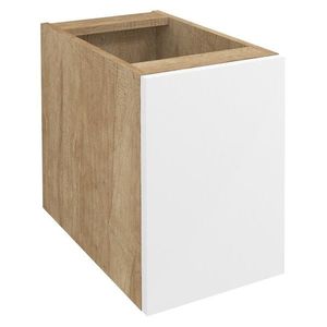 SAPHO - WAVE skrinka spodná dvierková 30x45x47, 8cm, pravá/ľavá, biela/dub alabama WA030-3022 vyobraziť