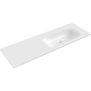 MEXEN - Vela umývadlo zapustené do dosky pravá 141 x 46, 5, biela lesk 25231400P vyobraziť