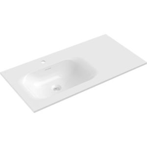 MEXEN - Vela umývadlo zapustené do dosky ľavá 91 x 46, 5, biela lesk 25239000L vyobraziť