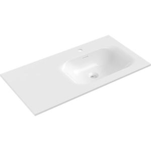 MEXEN - Vela umývadlo zapustené do dosky pravá 91 x 46, 5, biela lesk 25239000P vyobraziť