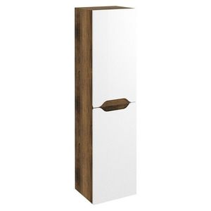 SAPHO - WAVE skrinka vysoká 35x140x30cm, ľavá/pravá, biela/dub collingwood WA245-3019 vyobraziť