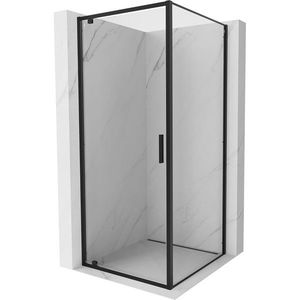 MEXEN/S - Exo sprchovací kút dvere krídlové 80 x 80, transparent, čierna 8181-080-080-70-00 vyobraziť