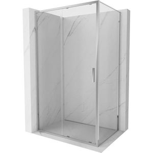 MEXEN/S - Exo sprchovací kút, posuvné dvere 155 x 95, transparent, chróm 8151-155-095-01-00 vyobraziť