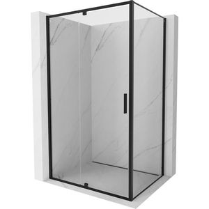 MEXEN/S - Exo sprchovací kút dvere krídlové 95 x 90, transparent, čierna 819-095-090-70-00 vyobraziť