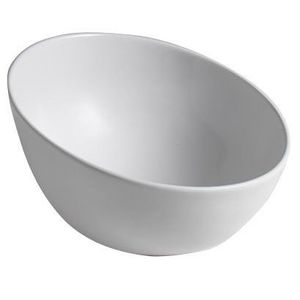 SAPHO - DOME OBLIQUO keramické umývadlo na dosku vysoké, Ø 44, 5cm, biela WH031 vyobraziť