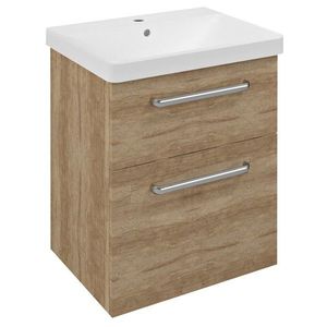 SAPHO - THEIA Umývadlová skrinka 56, 4x70x44, 2cm, 2x zásuvka, dub Alabama TH060-2222 vyobraziť