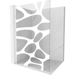 MEXEN/S - Kioto L Sprchová zástena WALK-IN 120 x 200, biely vzor, biela 800-120-103-20-97 vyobraziť