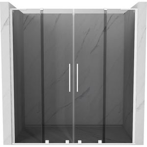 MEXEN/S - Velar L Duo posuvné sprchové dvere 180, grafit, biela 871-180-003-42-20 vyobraziť