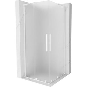 MEXEN/S - Velar L Duo sprchovací kút, posuvné dvere 90 x 90, dekor, biela 871-090-090-02-33-20 vyobraziť