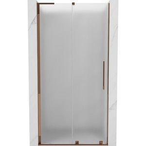 MEXEN/S - Velar L posuvné sprchové dvere 120, dekor, ružové zlato 871-120-003-31-60 vyobraziť