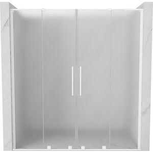 MEXEN/S - Velar L Duo posuvné sprchové dvere 170, dekor, biela 871-170-003-32-20 vyobraziť