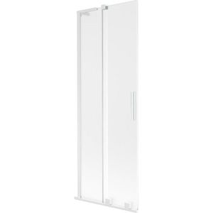 MEXEN/S - Velar L dvojkrídlová posuvná vaňová zástena 70 x 150, dekor, biela 896-070-003-31-20 vyobraziť