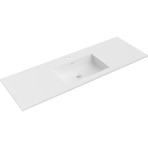 MEXEN - Otis umývadlo zapustené do dosky 141 x 46, 5, biela mat 25181401 vyobraziť