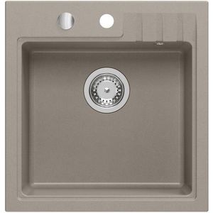 SAPHO SAPHO - Granitový vstavaný mono drez, 50x52cm, taupe GR1042 vyobraziť