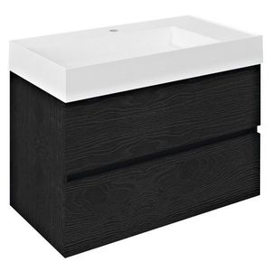SAPHO - ODETTA umývadlová skrinka 82x50x43, 5cm, dub čierny DT085-1818 vyobraziť