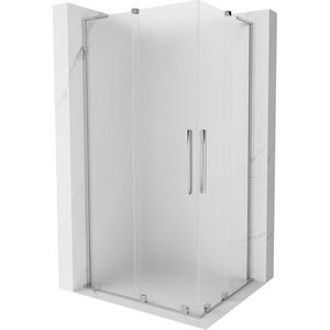 MEXEN/S - Velar L Duo sprchovací kút, posuvné dvere 90 x 80, dekor, chróm 871-090-080-02-33-01 vyobraziť