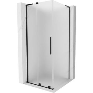 MEXEN/S - Velar L sprchovací kút, posuvné dvere 120 x 120, dekor, čierna 871-120-120-33-70 vyobraziť