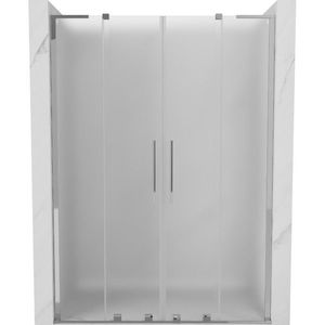 MEXEN/S - Velar L Duo posuvné sprchové dvere 140, dekor, chróm 871-140-003-32-01 vyobraziť