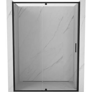 MEXEN - Exo sprchové dvere krídlové 130, transparent, čierna 819-130-000-70-00 vyobraziť