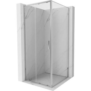 MEXEN/S - Exo sprchovací kút, posuvné dvere 90 x 90, transparent, chróm 8151-090-090-01-00 vyobraziť