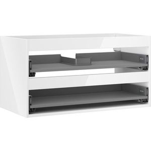 MEXEN - Box-A skrinka pre umývadlo 90, 2 zásuvky, biela lesk 91AX0-0900-470-2-00 vyobraziť