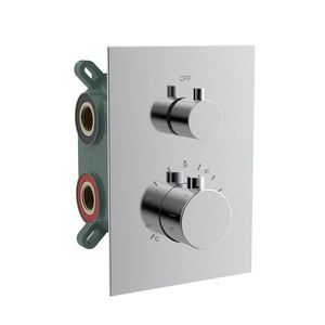 SAPHO - KIMURA podomietková sprchová termostatická batéria, box, 2 výstupy, chróm KU682 vyobraziť