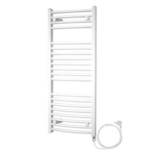 Mereo Vykurovací rebrík oblý 450x1690 mm, biely, elektrický MT33E vyobraziť