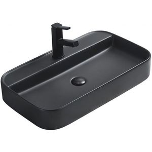 MEXEN - Sofia umývadlo na dosku 70 x 40, čierna mat 22157085 vyobraziť