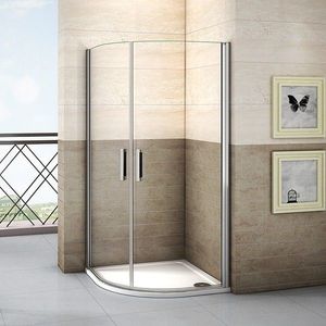 H K - Štvrťkruhová sprchová zástena LUREN S2 90, číre sklo, R550 SE- LUREN S2 90 vyobraziť