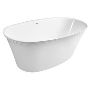 POLYSAN - FLORINA voľne stojaca vaňa liaty mramor 170x80x61cm, biela 93858 vyobraziť