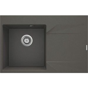 DEANTE DEANTE - Evora antracitový metalický granitový drez, 1-bowl s odkvapkávacou plochou - vpravo ZQJ_T11P vyobraziť