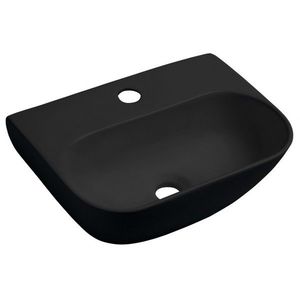 SAPHO - NERISSA keramické umývadlo 42x29cm, čierna mat AR265B vyobraziť