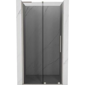 MEXEN/S - Velar L posuvné sprchové dvere 100, grafit, nikel kartáčovaný 871-100-003-41-97 vyobraziť