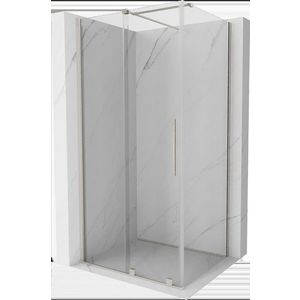 MEXEN/S - Velár sprchovací kút, posuvné dvere 120 x 80, transparent, nikel kefovaná 871-120-080-01-97 vyobraziť
