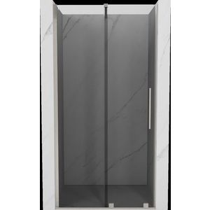 MEXEN/S - Velár posuvné sprchové dvere 100, grafit, nikel kartáčovaný 871-100-000-41-97 vyobraziť