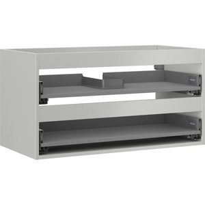 MEXEN - Box-A skrinka pre umývadlo 90, 2 zásuvky, sivý mat 91AX0-0900-470-2-62 vyobraziť