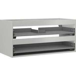 MEXEN - Box-A skrinka pre umývadlo 100, 2 zásuvky, sivý mat 91AX0-1000-470-2-62 vyobraziť