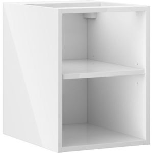 MEXEN - Box-A otvorená skrinka s policou 35, biela lesk 91AX2-0350-470-0-00 vyobraziť