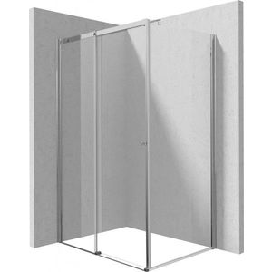 DEANTE - Sprchovací kút Kerria Plus chróm, obdĺžniková, 100x80 cm KKN0P10S08 vyobraziť