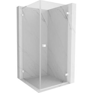 MEXEN/S - Lunar-B L sprchový kút dvere krídlové pravá 70 x 70, transparent, biela 832L-070-070-20-00-P vyobraziť