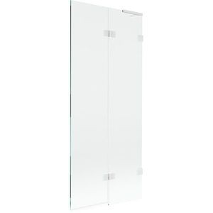 MEXEN/S - Lunar L vaňová zástena 2-krídlová pravá 80 x 150, transparent, biela 897L-080-100-20-00-P vyobraziť
