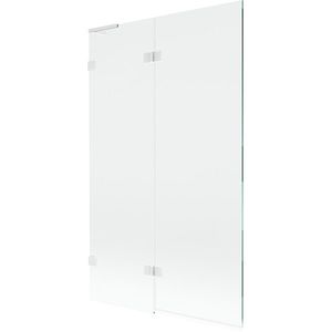 MEXEN/S - Lunar L vaňová zástena 2-krídlová ľavá 110 x 150, transparent, biela 897L-110-100-20-00-L vyobraziť