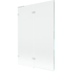 MEXEN/S - Lunar L vaňová zástena 2-krídlová ľavá 120 x 150, transparent, biela 897L-120-100-20-00-L vyobraziť