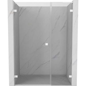 MEXEN/S - Lunar-B L sprchové dvere krídlové ľavé 125, transparent, biela 832SL-125-050-20-00-L vyobraziť