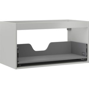 MEXEN - Box-A skrinka pre umývadlo 90, 1 šuplík, sivý mat 91AX0-0900-470-1-62 vyobraziť